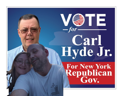Vote for Carl Hyde Jr for NY Republican Governor
